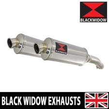 YAMAHA FJR 1300 2006-2024 Exhaust Silencers 300mm Oval End Cans 300SS