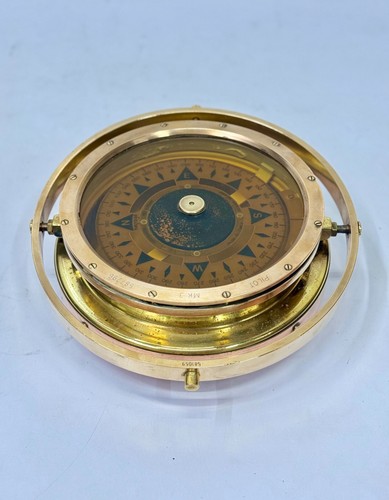 Vintage brass ship - vintage,