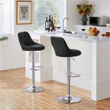Bar Stools Set of 2 Faux