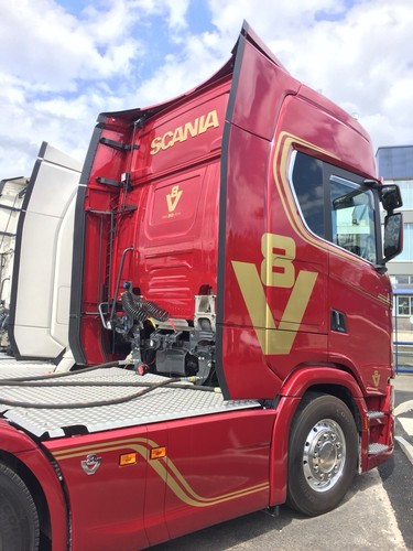 Scania anniversary decals - scania, v8