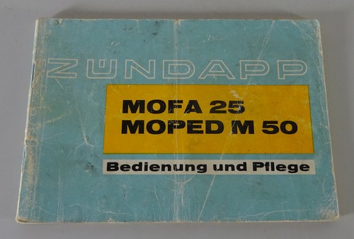 Operating manual zündapp - operating,