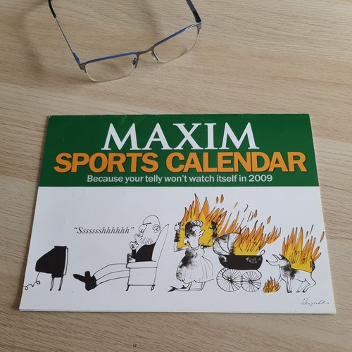Maxim magazine sports calendar - magazine,