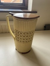 Vintage Zojirushi Rattan Thermos Jug