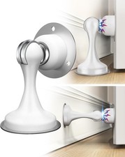 Magnetic Door Stop Holder Stainless Steel Wall/Floor Mount Skirting Stopper