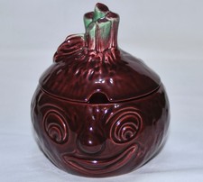 vintage sylvac beetroot face pot 4553