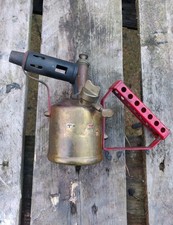 Vintage MONITOR No. 24A Brass Paraffin Blow Torch Lamp Tool Made in England