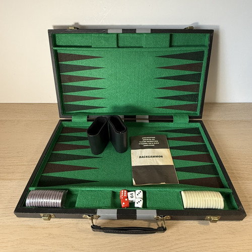 Vintage backgammon set - vintage,