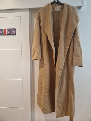 Key long camel wool blend - long, coat