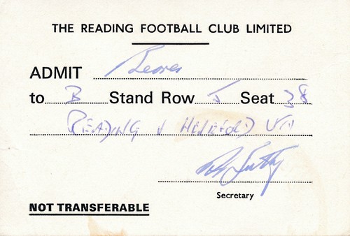Ticket reading hereford - ticket:,