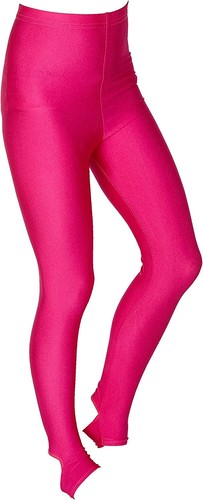 Stirrup leggings shiny nylon - leggings,