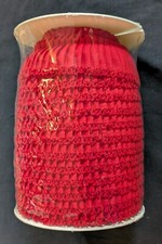 25M Red Trim Pleated Pico Ruffle Frill Lace-style Edging Sewing Dress Craft