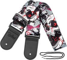 Skull Guitar Strap -