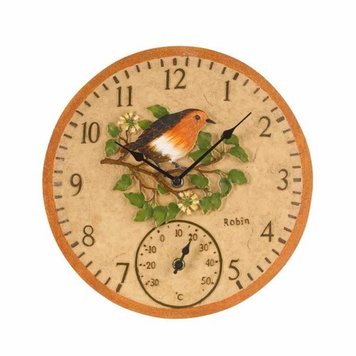 Robin clock 12in - clock,