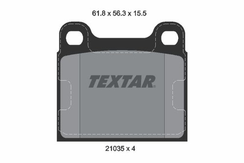 Fits textar 2103501 brake - 2103501,