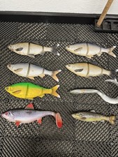 Pike Trolling Lure Bundle, Savage Gear 32 Cm Line Thru, Fox Rage