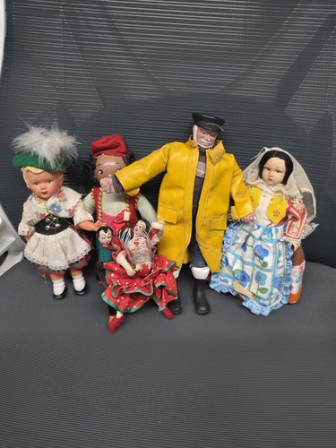 Joblot small vintage dolls - of,
