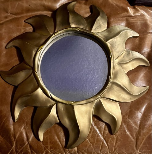Vintage sunburst mirror pier - sunburst, 1