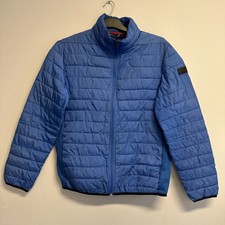 Jack & Jones Jacket Blue Quilted Puffer Coat Jacket. Size L