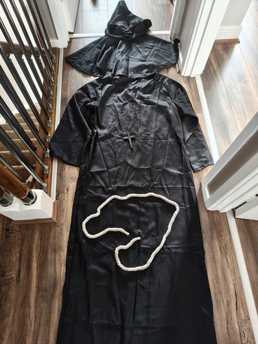 Hooded monk robe - hooded, cloak