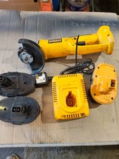 DeWalt DC410 Cordless 18V Angle Grinder + Batteries and Charger