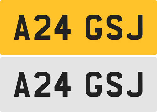 Gsj private number plate - private,