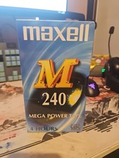 Maxell 240 Blank VHS Tapes