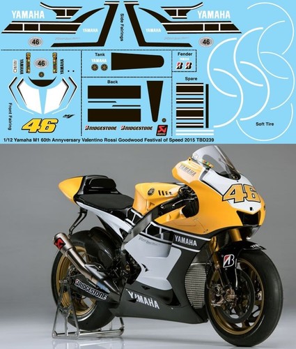 Decals for yamaha m1 - decals,
