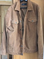 EASY SUEDE JACKET GENTS GOOD SIZE MEDIUM