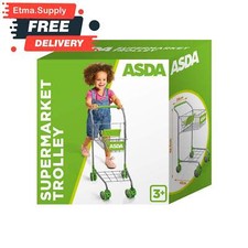 New ASDA Kids Toddlers Shopping Trolley Toy - Pretend Play Supermarket Push Cart