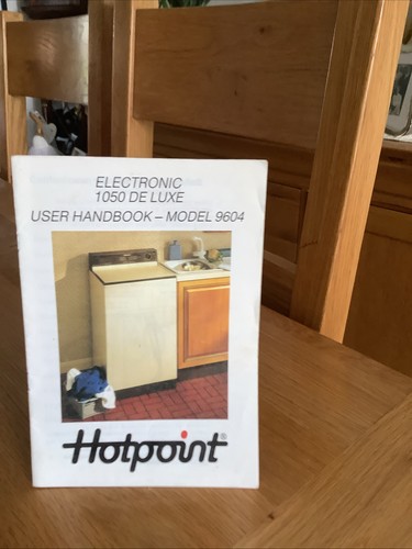 Hotpoint user handbook - user, for