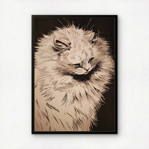 Louis wain white - louis, wain: