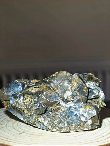 Calcite cluster sphalerite - calcite,