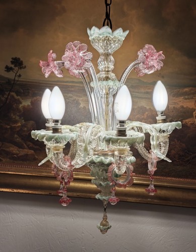 Murano chandelier mid - murano,