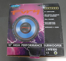 Fury LWB100 Car 10" subwoofer