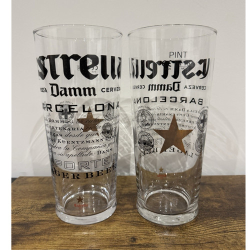 Estrella damm pint beer - estrella,