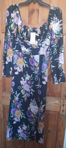 Womens floral dress size - womens,