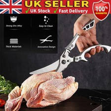 Poultry Shears Heavy Duty Kitchen Scissors with Non-Slip Handles NEW