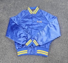 Dunbrooke Bomber Jacket Pla-Jac American Cheerleader Womens Size Medium Grease 