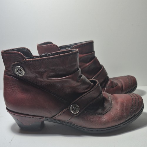 Rieker womens brown leather - rieker,