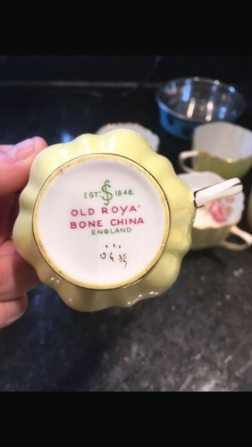 Rare old royal bone china - rare,