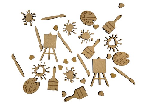 Painting art set - set, wood