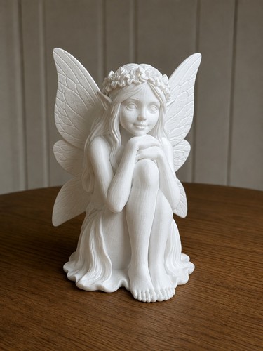 Sitting fairy statue fantasy - sitting,