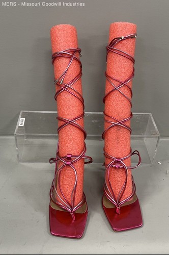 Ego gate pink metallic lace - metallic, up