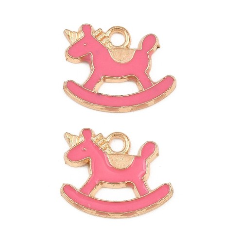 Pretty pink rocking horse - pink,