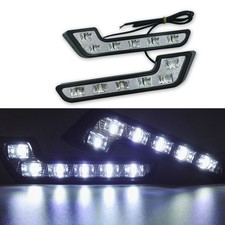 White 6led car - 6led, front