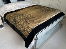 Clarissa Hulse - Large Single-sided Silk  Blanket Throw - 2m x 1.34m