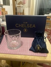 Chelsea Football Club / Club Chelsea Whisky Tumbler & Whisky Stone Set New Boxed