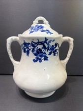 Antique ceramic blue Italian