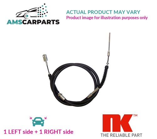 Handbrake cable pair rear - cable,