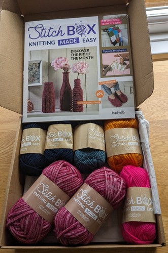 Stitch box knitting made - box,